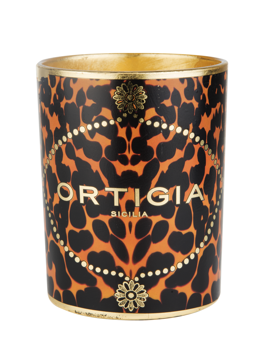 Imperfections - Ambra Nera Decorated Candle Medium