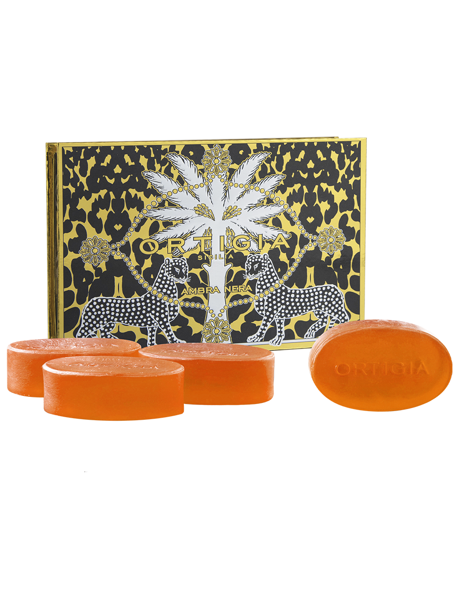 Ambra Nera Glycerine Soap Large Box